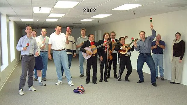 Elon Musk og SpaceX-teamet 2002