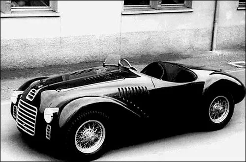 Første racerbil Ferrari 125S 1947